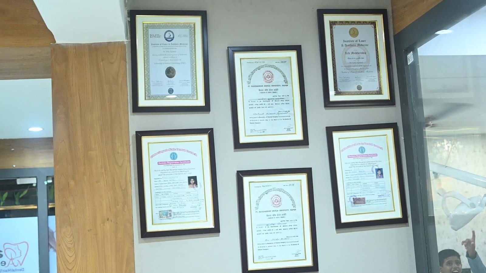 Registration and accreditation certificates